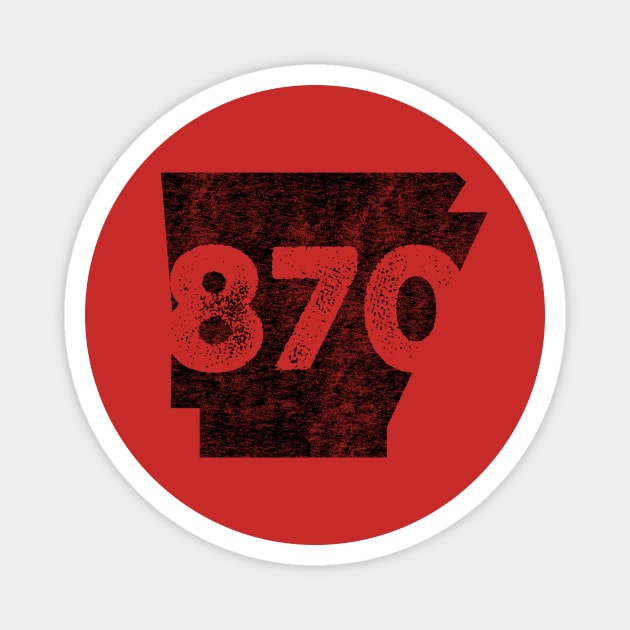 870 Arkansas Magnet by rt-shirts